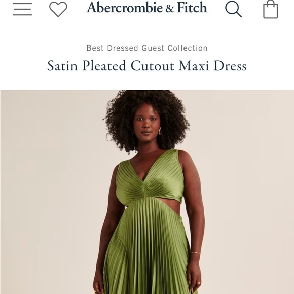 pleated maxi dress abercrombie kaylinelise on LTK